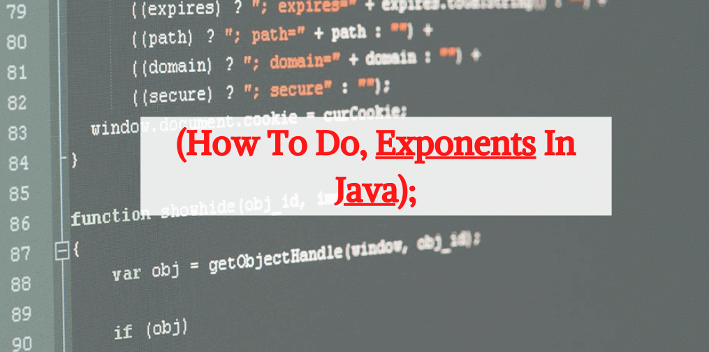 Exponents in Java