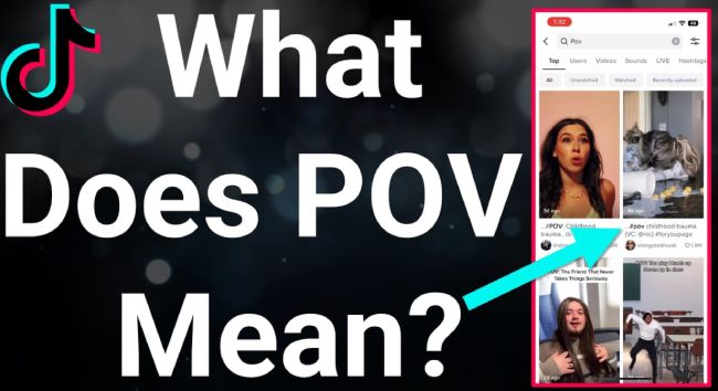 What does POV mean on TikTok